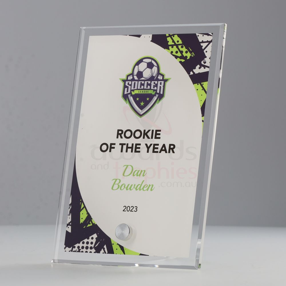 Soccer Team Colours Plaque V2 150mm